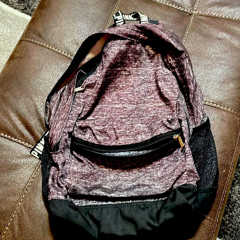 Pink backpack